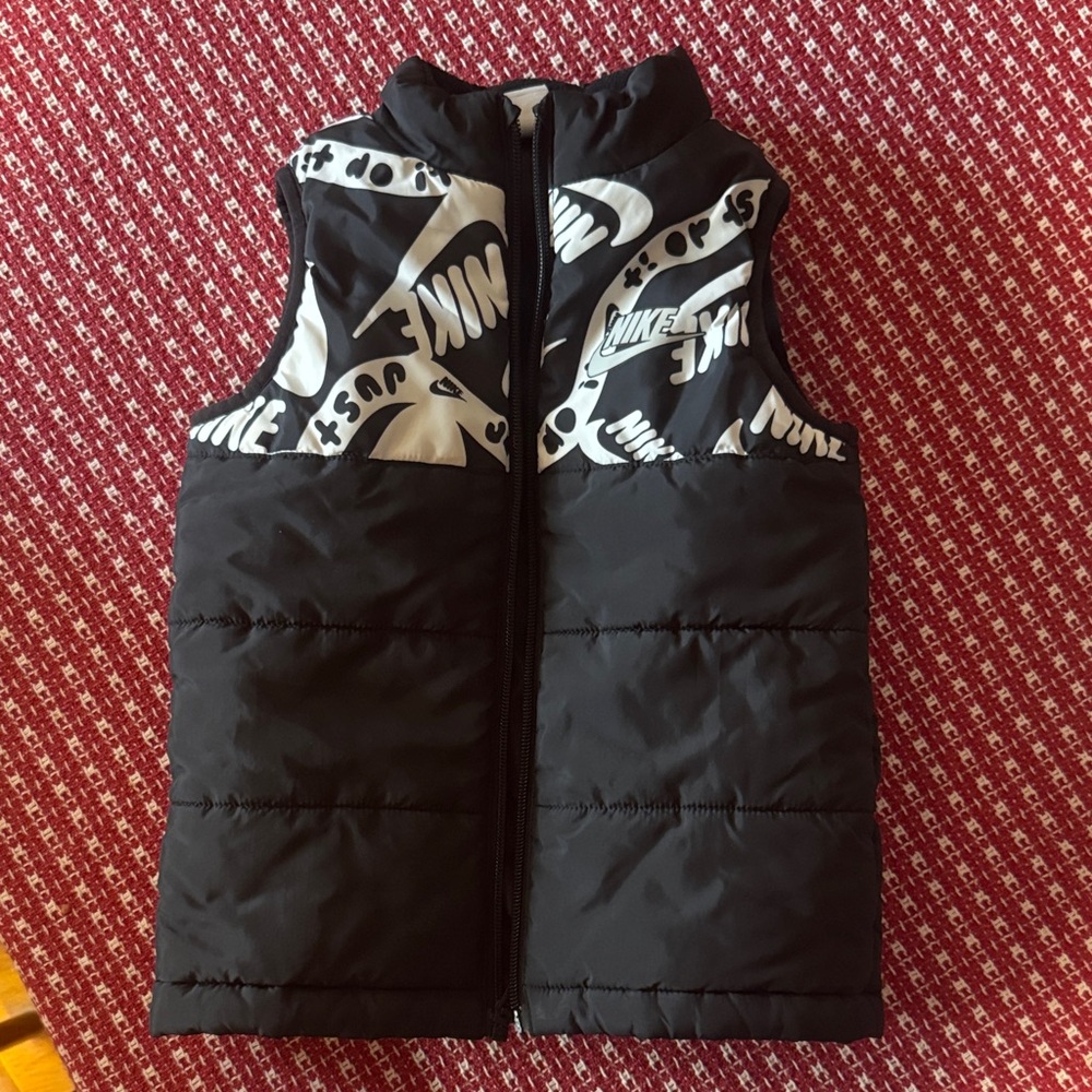 Nike Black Jacket with White Logo Tag